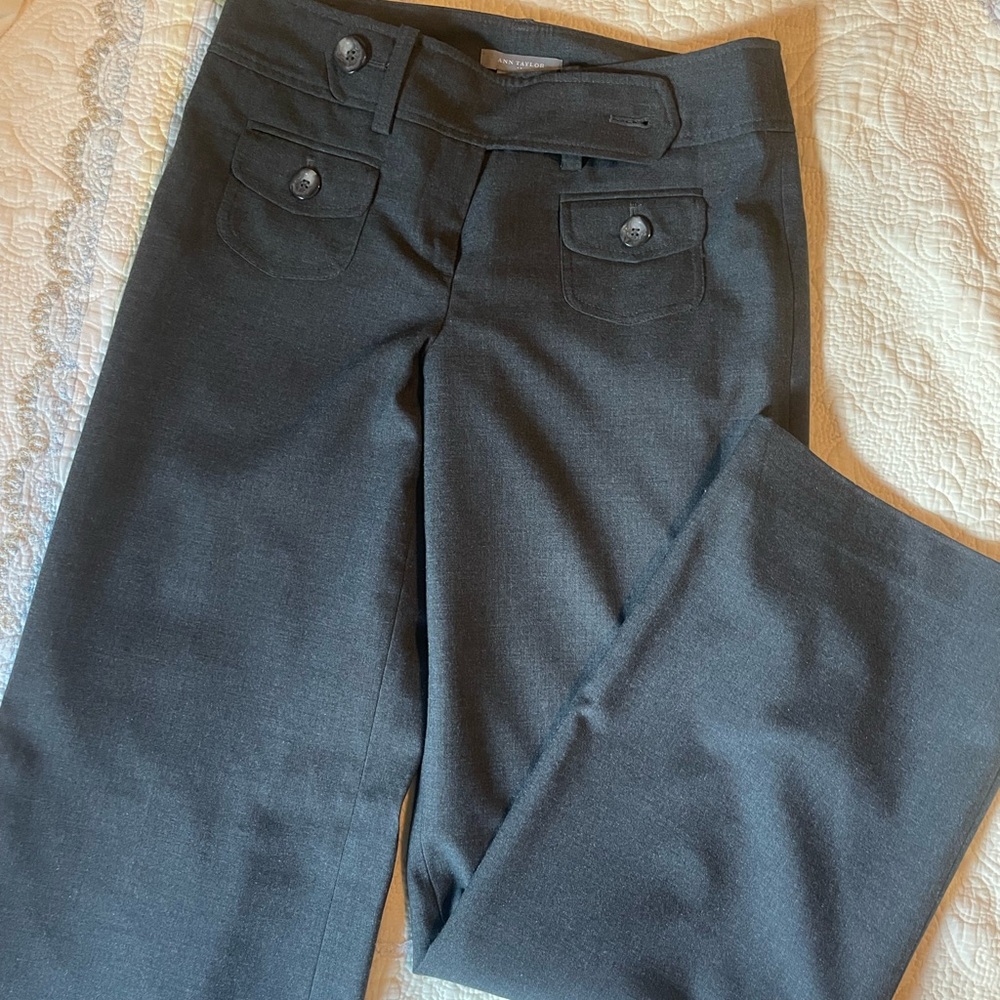 Ann Taylor Gray Trousers size 2